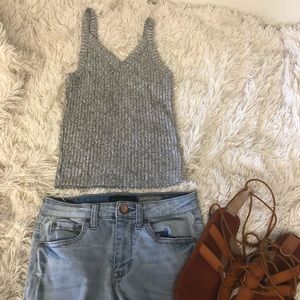 American Eagle Grey Tank Top
